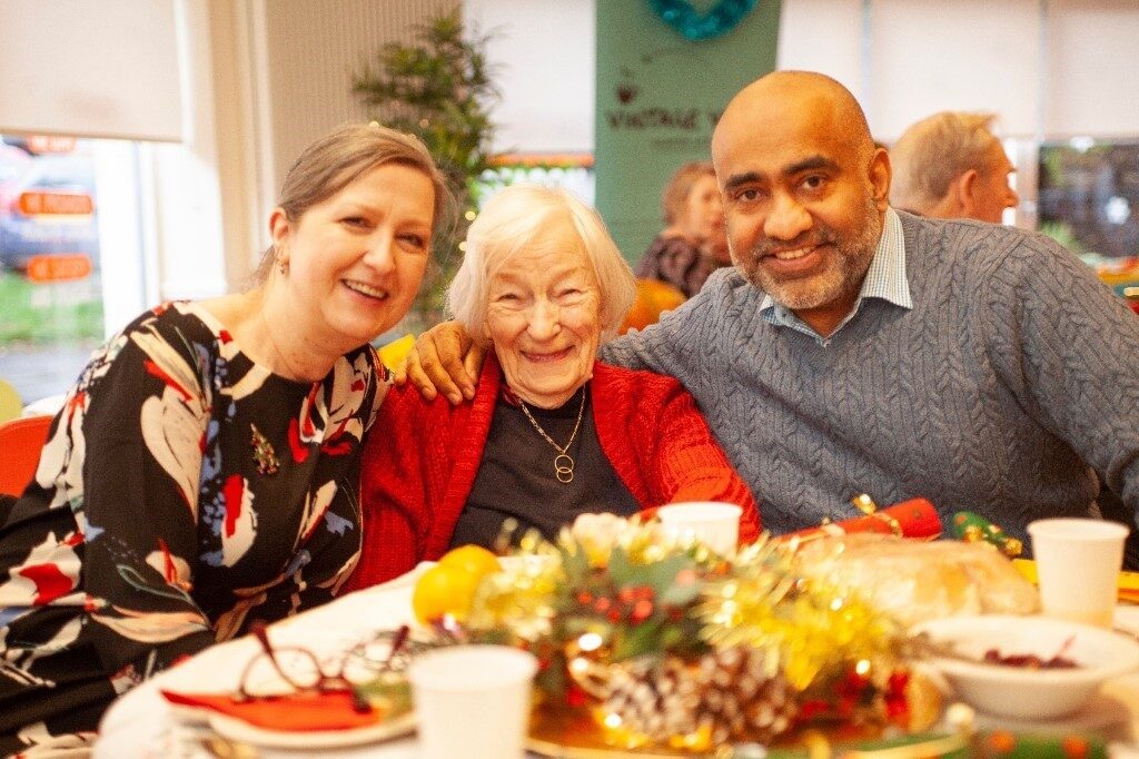 Halina at Christmas event for Befriending Week